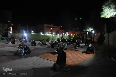 مراسم احیاء شب نوزدهم رمضان - هنرستان دخترانه فامیلی سمنان