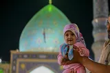 عکس | نجوای دعای توسل در مسجد مقدس جمکران