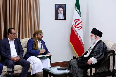 دیدار سخنگوی جنبش انصارالله یمن با رهبر انقلاب