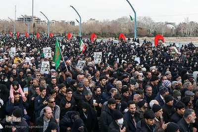 تشییع پیکر شهدا در اصفهان‎‎