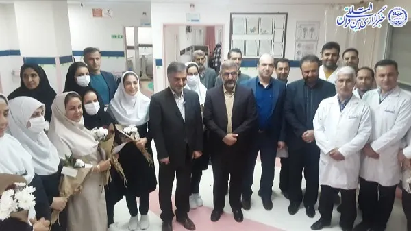 دیدار استاندار مازندران با پرستاران بیمارستان های بوعلی سینا و حکمت ساری