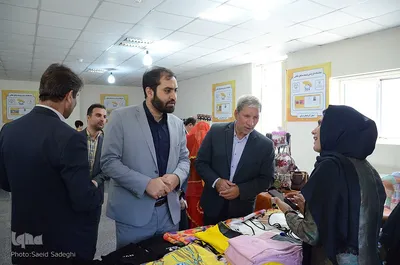 بازدید معاون وزیر تعاون، کار و رفاه اجتماعی از نمایشگاه طرح ملی توسعه مشاغل خانگی‎‎‎‎
