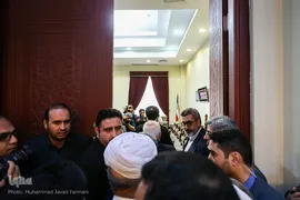 تجدید میثاق وزیر و سفرای وزارت خارجه با آرمان های امام