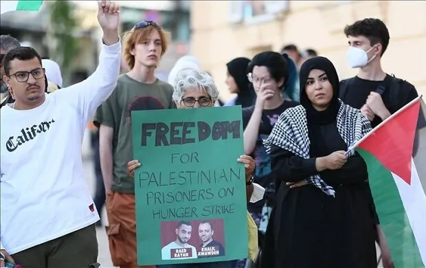 İsrail'in Gazze saldırıları Viyana'da protesto edildi