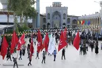 حضور هیئت های مذهبی جوان شهر شیراز در حرم مطهر شاهچراغ