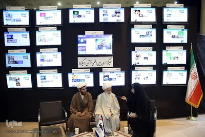 بازدید حجت‌الاسلام والمسلمین عباسعلی اختری، عضو مجلس خبرگان رهبری از غرفه ایکنا در بیست و نهمین نمایشگاه بین‌المللی قرآن کریم 