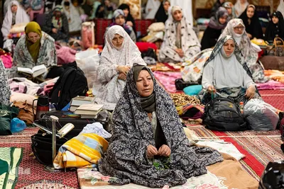 مراسم اعتکاف در مسجد جامع رجایی شهر کرج