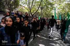 عزاداری ظهر عاشورا در تهران 