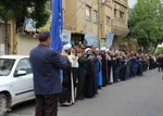 مراسم عزاداری خیابانی به مناسبت سالگرد ارتحال حضرت امام خمینی(ره) در اهر
