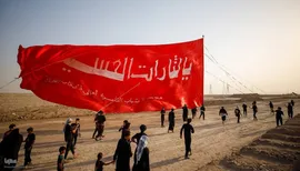 حرکت محبان امام حسین (ع) با پای پیاده به سمت کربلا از جنوبی ترین مناطق عراق