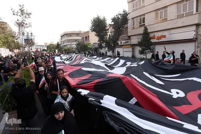 مراسم آیینی جاماندگان اربعین حسینی درتهران