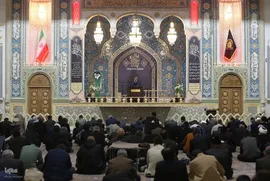 قرائت زیارت جامعه کبیره در حرم حضرت معصومه(س)