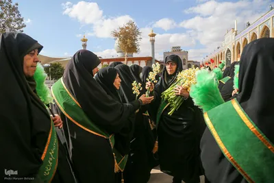 آئین غبارروبی ضریح مطهر حضرت شاهچراغ (ع)