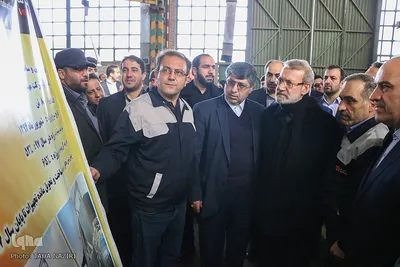 بازدید رئیس مجلس شورای اسلامی از شرکت هپکو