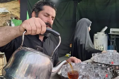 استقرار موکب‌های «اتحاد» و «امام حسن مجتبی(ع)» شهرستان بابلسر در شهر مرزی سرپل ذهاب 