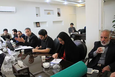 نشست خبری حمیدرضا قمی سخنگوی شورای اسلامی شهر یزد
