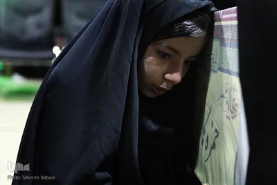 وداع با پیکر شهید مدافع حرم حمزه کاظمی
