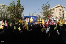 اجتماع مردمی زنان ایرانی در همدلی با بانوان لبنانی