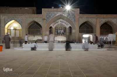 مراسم اعتکاف در مسجد جامع قم