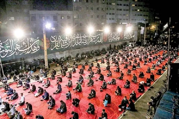 ماسک خود را به هیچ وجه در مراسم قدر برندارید