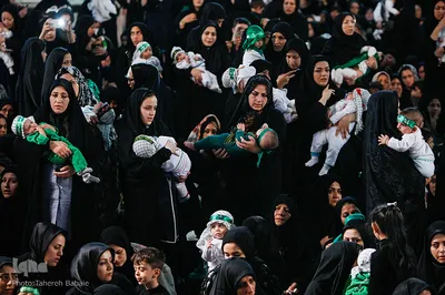 همایش شیرخوارگان حسینی در مصلی شهر ری
