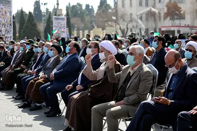 مراسم یوم الله ۲۲ بهمن در شیراز