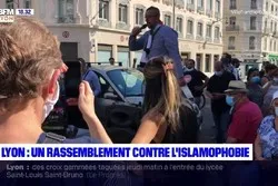 Mnifestation contre l'islamophobie à Lyon