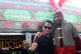 تعزیه در سبزه میدان بازار تهران