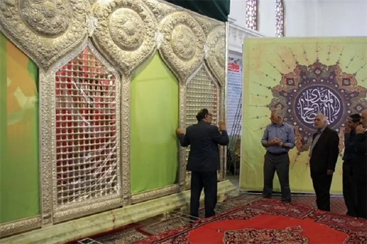رونمایی از ضریح خیمه‌گاه امام سجاد(ع) همزمان با سالروز شهادت سیدالساجدین