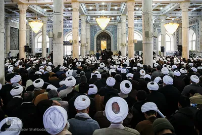 تجمع حوزویان و علما در پی شهادت سردار قاسم سلیمانی