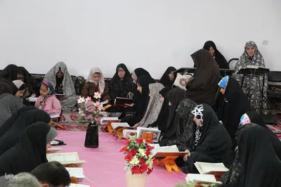 محفل جزءخوانی قرآن در شهر ازندریان ملایر