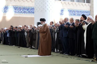 اقامه نماز عید سعید فطر به امامت مقام معظم رهبری
