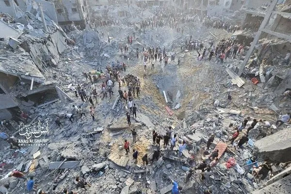 İsrail, Gazze'deki Cibaliya Mülteci Kampı'nı vurdu: En az 100 kişi şehit oldu
