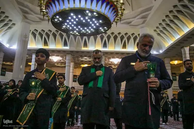 تشیع نمادین حضرت زهرا (س) در شاهچراغ(ع)
