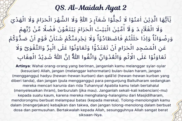 Contoh kerjasama dalam Permusuhan