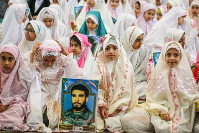 جشن دختران روزه‌ اولی در حرم مطهر حضرت شاهچراغ(ع)