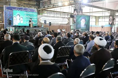 مراسم چهلمین روز ارتحال آیت‌الله سیدعلی شفیعی