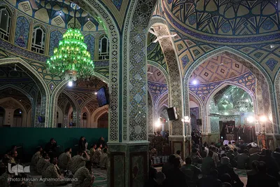 محفل انس با قرآن کاروان قرآنی انقلاب در امامزاده محمد هلال ابن علی(ع) کاشان