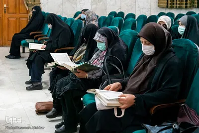 آیین جزء خوانی قرآن در مسجد حضرت رسول اکرم (ص) کرج
