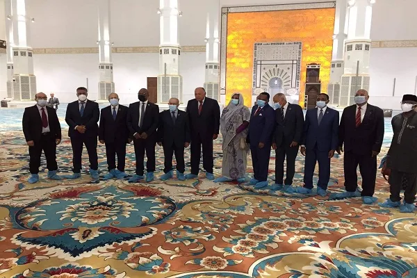 وزراء خارجية دول الجوار الليبي يزورون مسجد الجزائر الأعظم
