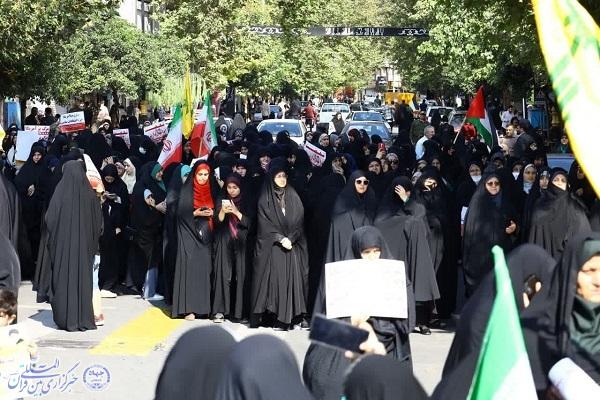 راهپیمایی ضد صهیونستی دیار علویان ساری