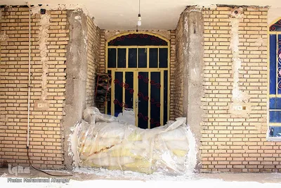 سیلاب در روستای «سید عباس» شوش