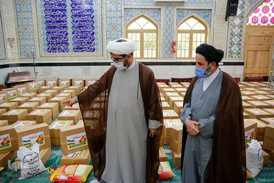 آماده سازی و توزیع 1400 بسته معیشتی در شیراز