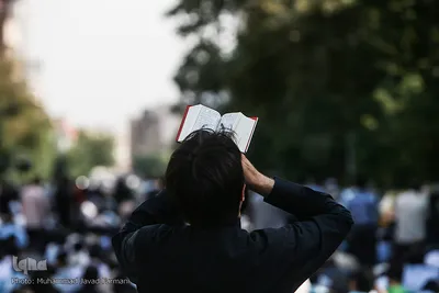 مراسم دعای عرفه در خیابان سعدی تهران