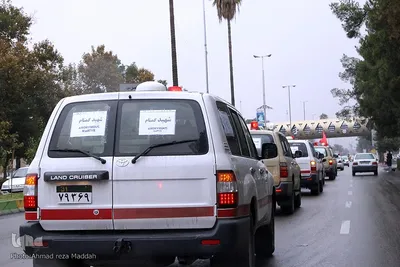 استقبال از پیکر پاک 11 شهید گمنام هشت سال دفاع مقدس