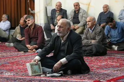 جلسه تفسیر سوره کهف در مسجد حاج تقی خان اراک
