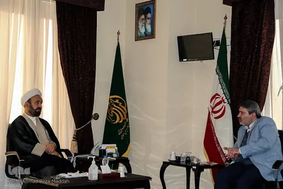 دیدار مدیران قرآنی جهاددانشگاهی با تولیت آستان احمدی و محمدی(ع)