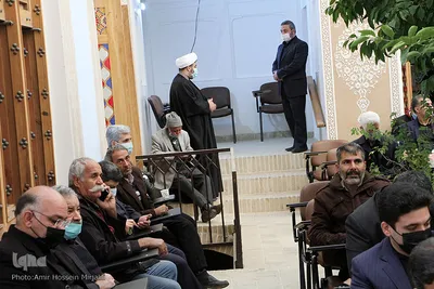 مجلس سنتی عزاداری و روضه خوانی شهادت حضرت زهرا(س) در بیت شهید صدوقی در یزد‎‎