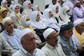 دیدار صمیمی سرپرست حجاج ایرانی با زائران کشورمان در مکه مکرمه