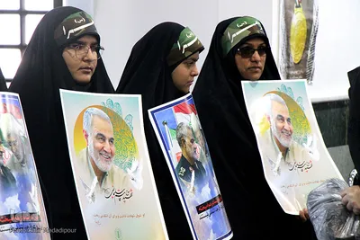 مراسم اربعین شهید سپهبد حاج قاسم سلیمانی در بیرجند